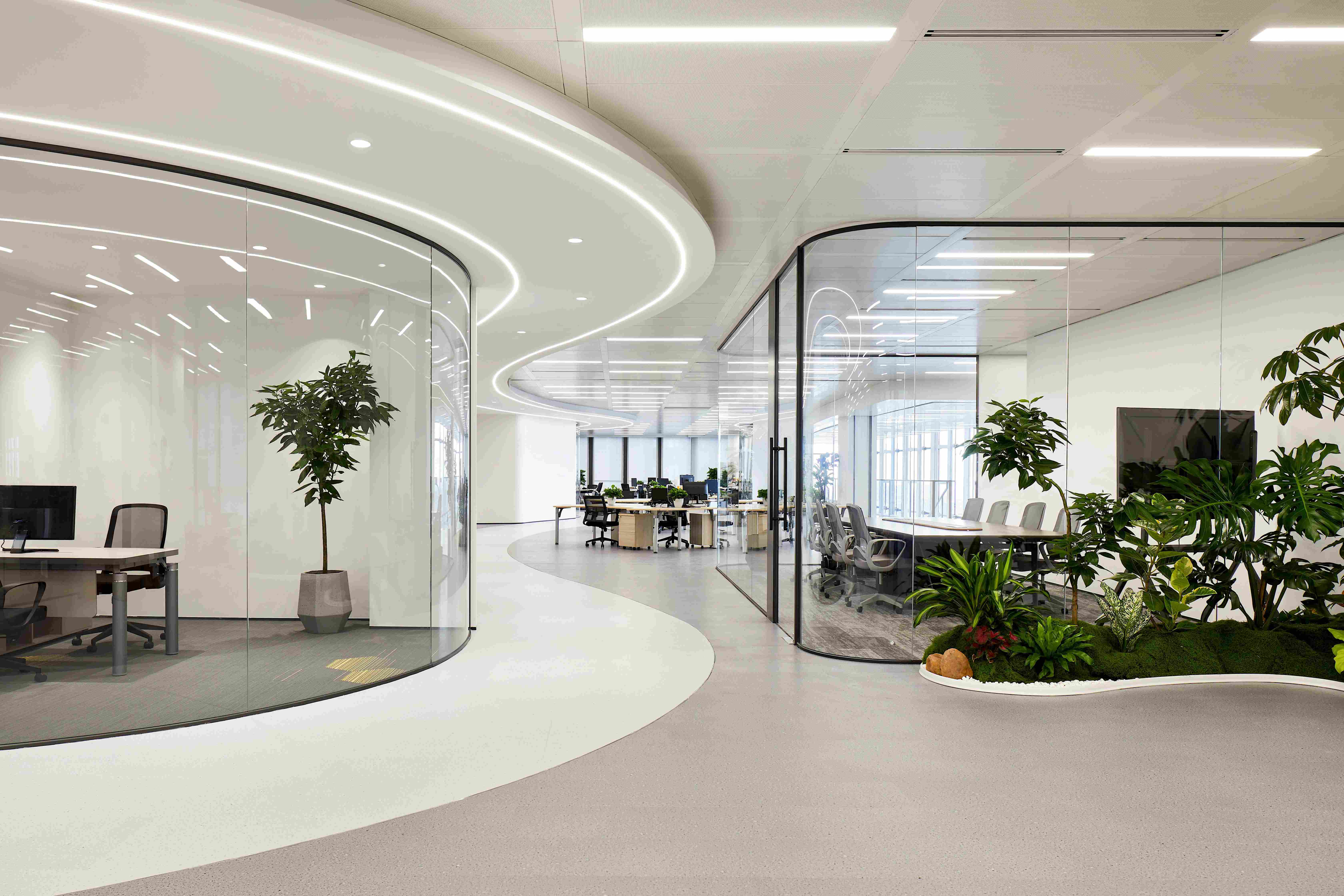 上海华院计算张江学之门办公室装修项目